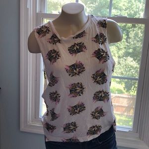 Forever21 SMALL kitten tank top